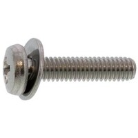 サンコー SUNCO 組込みねじ (+)バインドP=1(鉄(または標準)・三価ブラック) M4×6(1200本入) 100004010040006004 1箱(1200本)