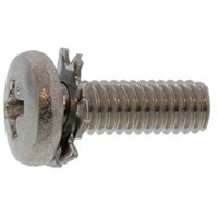 サンコー SUNCO 組込みねじ (+)バインドLO=2(鉄(または標準)・三価ホワイト) M3×6(2000本入) 100004220030006003 1箱(2000本)