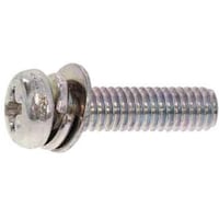 サンコー SUNCO 組込みねじ ピタック(+)ナベP=4(黄銅・ニッケル) M4×8(2000本入) 1001P0040040008005 1箱(2000本)