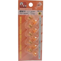 和気産業 WAKI アクリルマグネットピン NMG022 黄