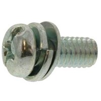 サンコー SUNCO 組込みねじ (+)ナベP=4(黄銅・ニッケル) M4×6(1500本入) 100102040040006005 1箱(1500本)