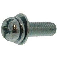 サンコー SUNCO 組込みねじ (+)ナベP=3(黄銅・ニッケル) M4×10(1000本入) 100102030040010005 1箱(1000本)