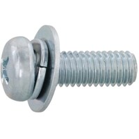 サンコー SUNCO 組込みねじ (+)ナベSP=3(鉄(または標準)・クロメート) M4×8(1000本入) 100000S30040008002 1箱(1000本)