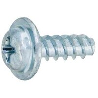 サンコー SUNCO 三価ホワイト PタイプナベWH 2×6 (10000本入) 3000200W0020006003 1箱(10000本)
