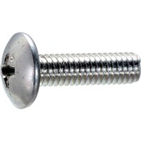 トラスコ中山 TRUSCO トラス頭小ねじ 三価白 M5×10 300本入 ヘキサゴンパック