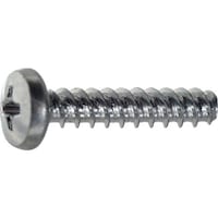 トラスコ中山 TRUSCO バインド頭低トルクねじ 三価白 Pタイプ M2×6 3200本入 ヘキサゴンパック