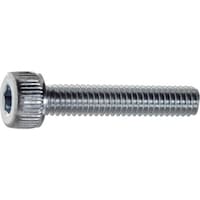 トラスコ中山 TRUSCO 六角穴付ボルト 三価白 全ネジ M5×25 100本入 ヘキサゴンパック /キャップボルト(CAP)