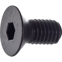 トラスコ中山 TRUSCO 六角穴付皿ボルト スチール黒染め 全ネジ M5×10 190本入 ヘキサゴンパック