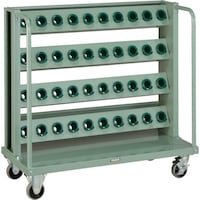 トラスコ中山 TRUSCO ツーリングワゴン BT・NT40兼用 4段 40個収納 ロック付 VTLW410 1台