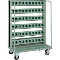 トラスコ中山 TRUSCO ツーリングワゴン BT・NT40兼用 6段 60個収納 ロック付 VTLW610 1台