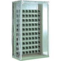 トラスコ中山 TRUSCO ツーリングラック 帯電防止カバー付 BT・NT50用 80個収納 VTL108B 1台