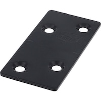 OHSATO OHSATO 黒塗装 2×4用金具 プレート P1BK