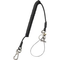 土牛産業 DOGYU 安全コードストロング55(1KG対応)U字環、接続ワイヤー付黒