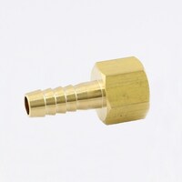 アソー ASOH 内ネジ・ホースニップル C3604(RoHS指令相当品) PT1/4×φ7 HF1207R 1個