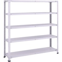 トラスコ中山 TRUSCO 軽量150型中棚ボルトレス棚 W1200XD300XH1200 5段 TLA44K15 1台