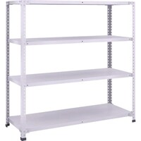 トラスコ中山 TRUSCO 軽量150型中棚ボルトレス棚 W1200XD450XH1200 4段 TLA44S14 1台