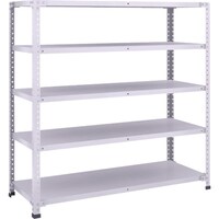 トラスコ中山 TRUSCO 軽量150型中棚ボルトレス棚 W1200XD450XH1200 5段 TLA44S15 1台