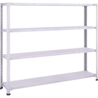 トラスコ中山 TRUSCO 軽量150型中棚ボルトレス棚 W1500XD300XH1200 4段 TLA45K14 1台