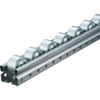 トラスコ中山 TRUSCO 流動棚用ホイールコンベヤ 鉄製Φ36 P50XL1500 V3620US501500 1台