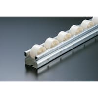 トラスコ中山 TRUSCO 流動棚用ホイールコンベヤ 樹脂製Φ36 P50XL2400 V3620UP502400 1台