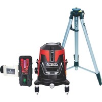 シンワ測定 シンワ レーザーロボ LEXIA 51 レッド 受光器・三脚セット