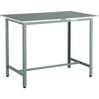 トラスコ中山 TRUSCO 軽荷重立作業台(300kg)HAE型 900X600XH902 ビニールマット張り グリーン色 HAE0960E2 1台