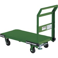 トラスコ中山 TRUSCO 鋼鉄製運搬車 800X450 Φ100鋳物車輪 ストッパー付 OHN3S 1台