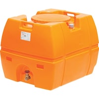 スイコー SUIKO スーパーローリータンク 500L オレンジ 直付けスリースバルブ40A付 SLT500ORSV40A 1個