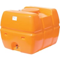 スイコー SUIKO スーパーローリータンク 1200L オレンジ 直付けスリースバルブ25A付 SLT1200ORSV25A 1個