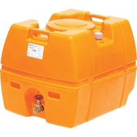 スイコー SUIKO スーパーローリータンク 300L オレンジ 直付けスリースバルブ40A付 SLT300ORSV40A 1個