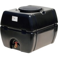 スイコー SUIKO スーパーローリータンク 600L 黒 直付けスリースバルブ25A付 SLT600BKSV25A 1個