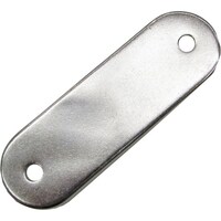 水本 水本 ステンレス パッドアイ用裏板(曲面用) 32mm×100mm (1個入) B2911 1袋(1個)