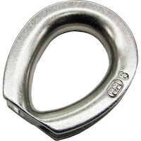 水本 水本 ステンレス シンブル 使用ロープ径18mm KSD18 1個