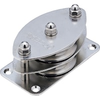 水本 水本 固定ブロック 2車(ヨコ型) 参考使用荷重1.47kN A726 1個