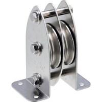 水本 水本 固定ブロック 2車(タテ型) 参考使用荷重1.47kN A724 1個