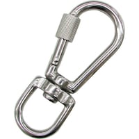 水本 水本 ステンレス 環付スナップフック NBL型(スイベルタイプ) 線径5mm A2667 1個