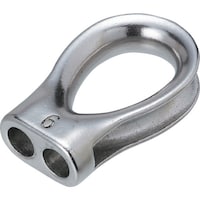 水本 水本 ロープシンブル 適合ロープ径6mm 奥行16×長さ25mm A2450 1個