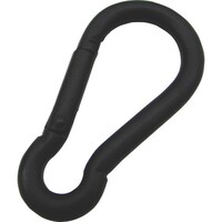 水本 水本 ステンレス スナップフック B型 黒色塗装 線径5mm 長さ53mm B5MB 1個