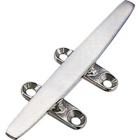 水本 水本 ロープ止め金具 ステンレス クリートローフラット型 全長75mm A2491 1個