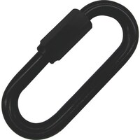 水本 水本 ステンレス リングキャッチ 黒色塗装 線径5mm 長さ42mm