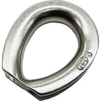 水本 水本 ステンレス シンブル 使用ロープ径18mm A2946 1個