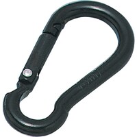 水本 水本 アルミスナップフック(ブラック) 線径5mm