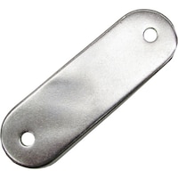 水本 水本 ステンレス パッドアイ用裏板(曲面用) 20mm×60mm (1個入) B2909 1袋(1個)