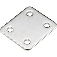 水本 水本 アイプレート用裏板 54mm×75mm A1398 1個