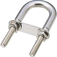 水本 水本 UボルトA型 内幅25mm 奥行10×長さ100mm A1208 1袋(1個)