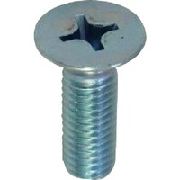 ヤハタネジ YAHATA 十字穴付皿小ねじ全ねじ 三価クロメート M3X15 (3500本入) 4580172737806 1箱(3500本)