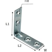 和気産業 WAKI L型 隅金 BK841 YS13 4マイグミ