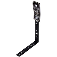 和気産業 WAKI ツヤ消し黒 L型金具 WAP322 100MM