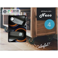 和気産業 WAKI カラフルキャスター4 Neoo BO75 ネイビー 4個入り BO75 1袋(4個)