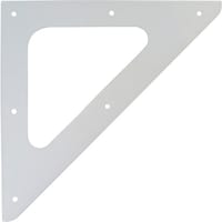 和気産業 WAKI デルタブラケット DB20W 200X200 ホワイト DB20W 1個